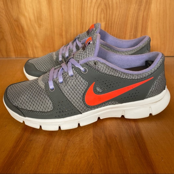 Nike Flex Experience RN Athletic Shoe Grey Purple TSS0928 - Picture 3 of 9